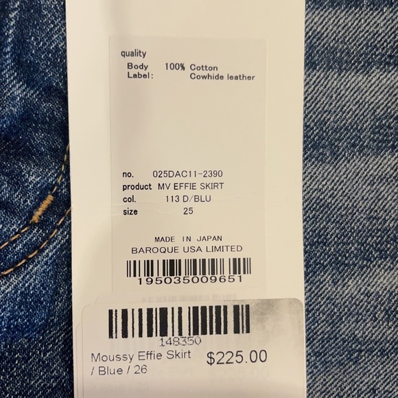 MOUSSY Vintage Effie Skirt - Picture 2 of 6